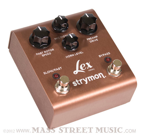 Strymon Lex Rotary Effect Pedal angle view