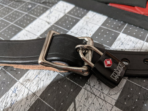 locking buckle bondage play collar prototype
