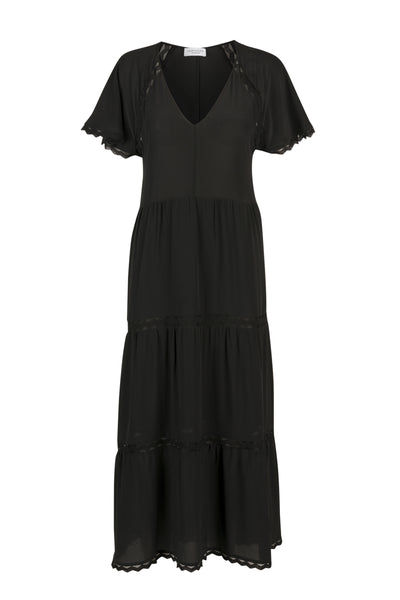Athene silk dress wine