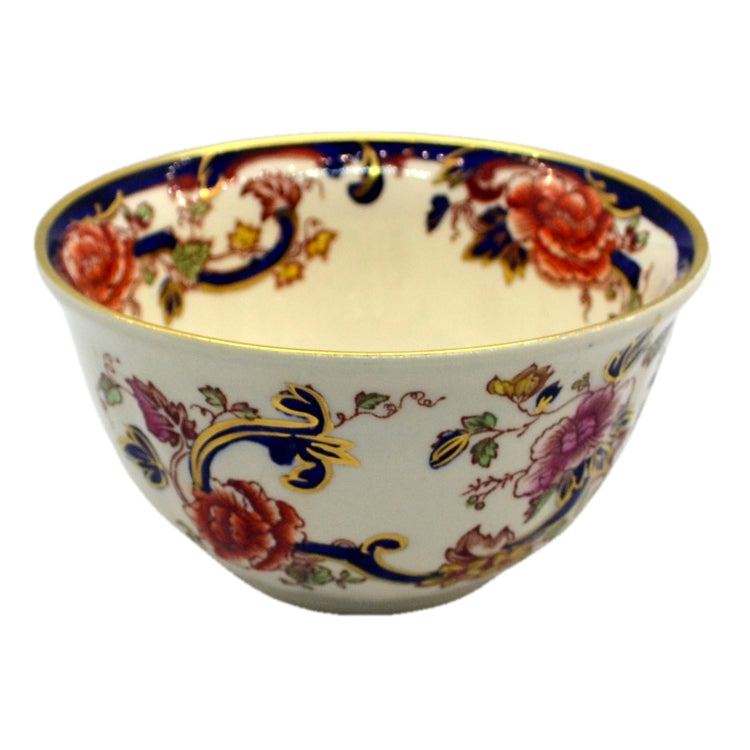 Mason's Blue Mandalay　メイソンズ　footed bowl