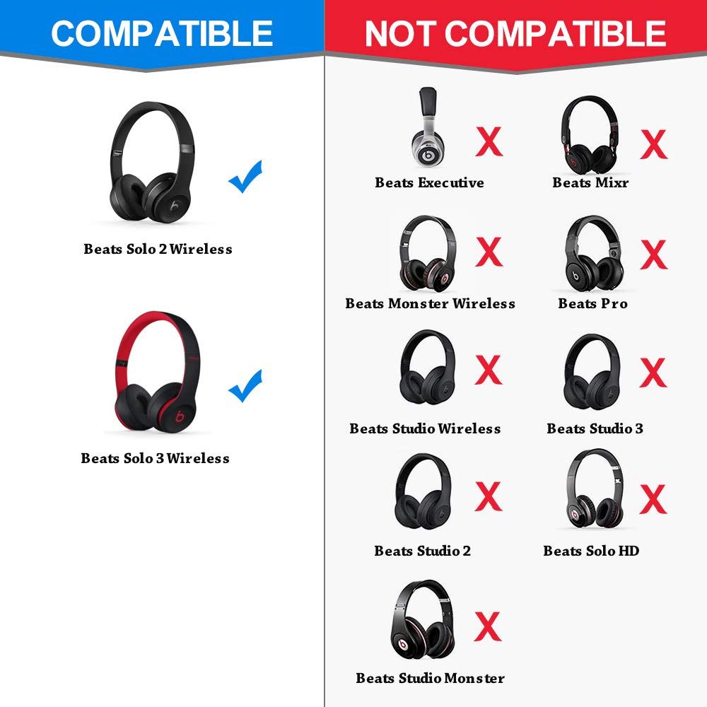 Headphone Replacement Foam Ear Beats Solo – FEYCH