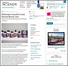 daily candy heliotrope in the press