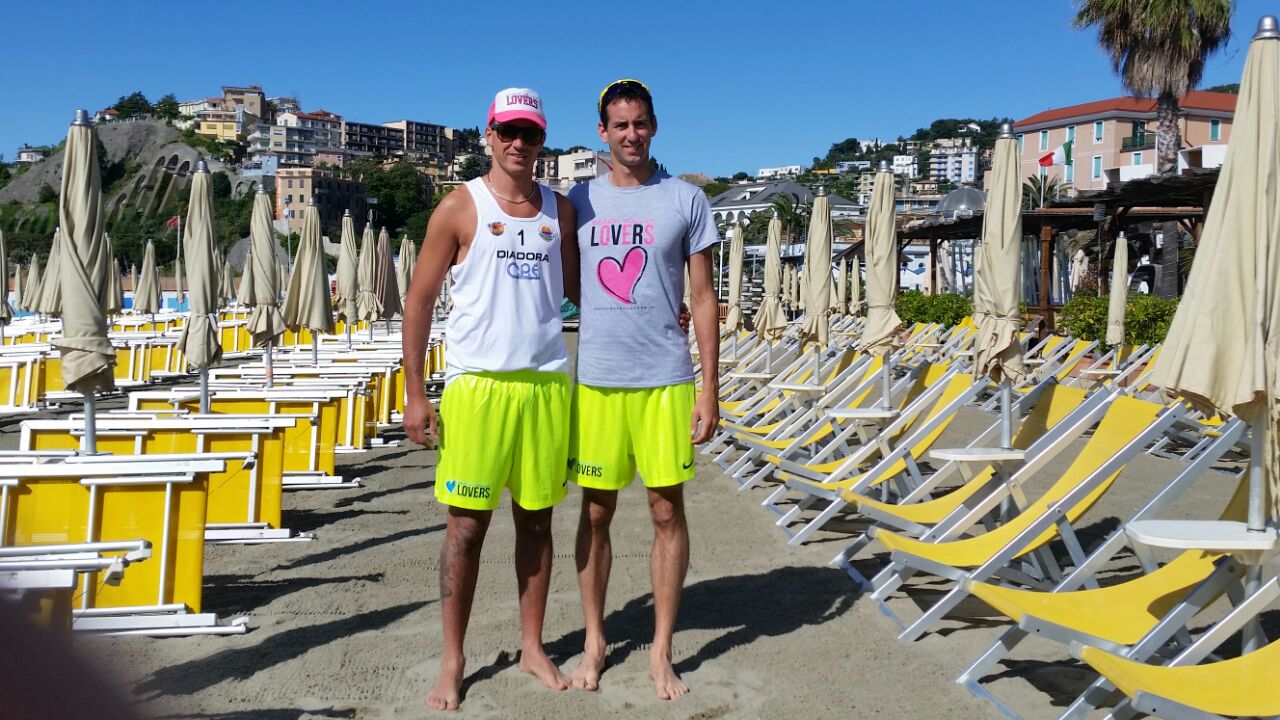 Claudio and Andrea – Italian Professional Beach Volleyball Team Garghella-Barlassina