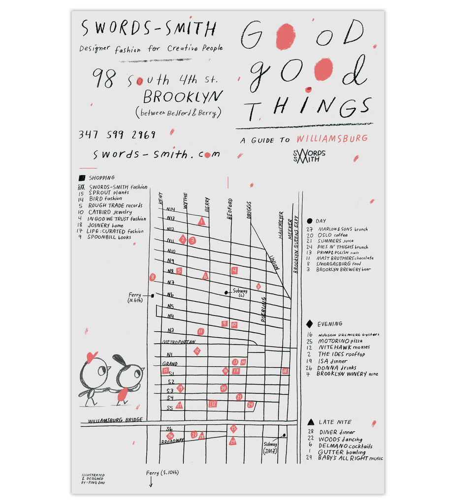 Good Good Things, A Map of Williamsburg