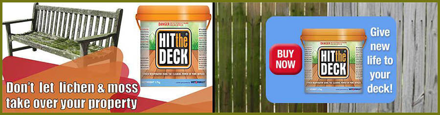 Hit The Deck is Another Option For Removing Moss From Timber Surfaces