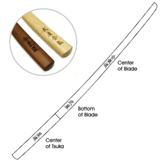 Bokken Engraving Position