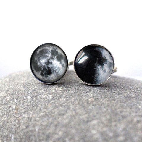 Custom moon date cuff links - My moon accessories by Yugen Tribe, Gifts for Fathers Day