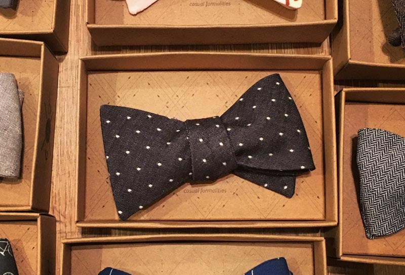 polka dot bow tie