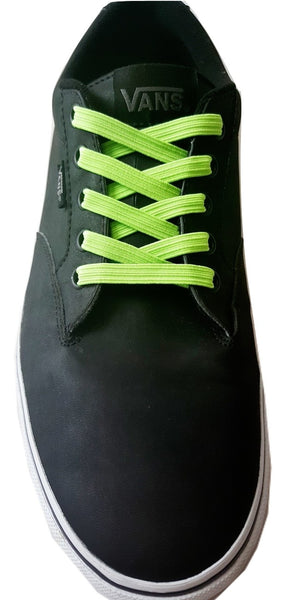 slime green sneakers