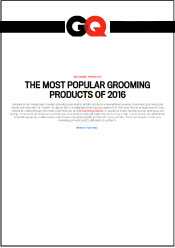 GQ Ernest Supplies Most Popular Grooming Products 2016