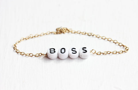 Boss Beaded Bracelet
