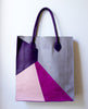 Limited-Edition Gobi Shopper Tote Bag Fuchsia/Grey