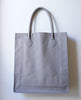 Matte Grey Shopper Tote Bag