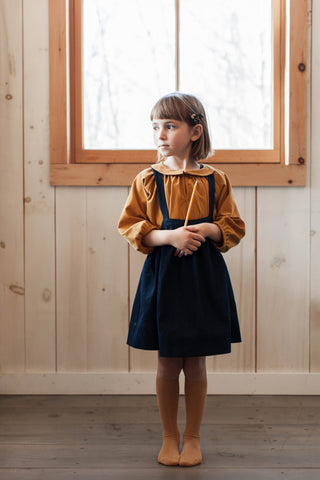 Soor Ploom Agatha Tunic and Eloise Pinafore in Denim