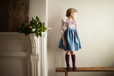 New silhouettes from the always Classic Soor Ploom featuring liberty prints and a new pinafore.  Lovely baby and girl clothing from the Brooklyn based company.