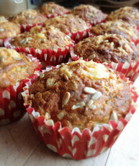 Cheese & Carrot Dog Muffins