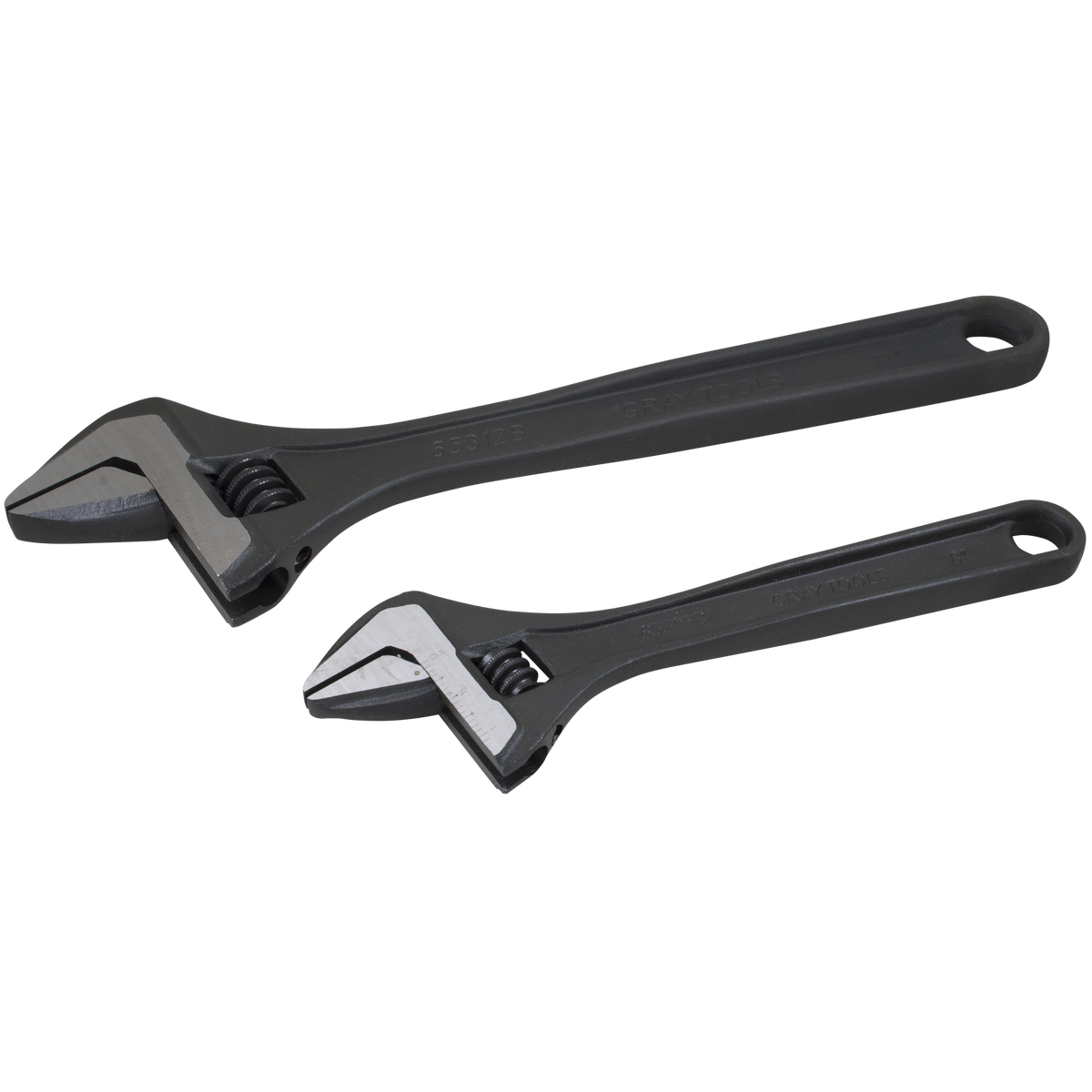 2 Piece Adjustable Wrench Set Gray Tools Online Store