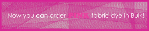 Pink Bulk Fabric Dye Available 