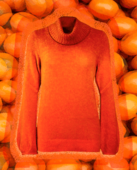 Orange sweater