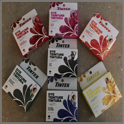 Dollarama Tintex Fabric Dye 50g Boxes