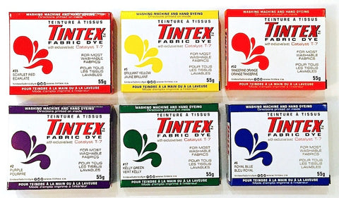 Tintex Fabric Dye Boxes