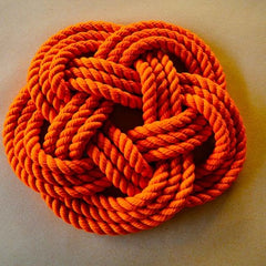 Dyed cotton rope