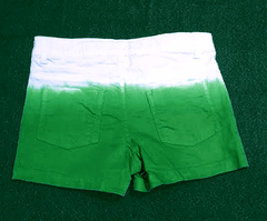 Green ombre shorts