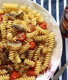 Vegetarian pasta recipe with toasted fennel seeds by SeasonWithSpice.com