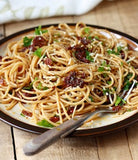 Sun dried tomato pasta recipe with thyme by SeasonWithSpice.com