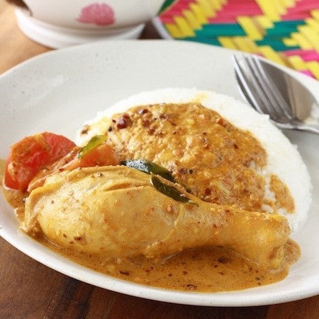 Malaysian satay chicken curry