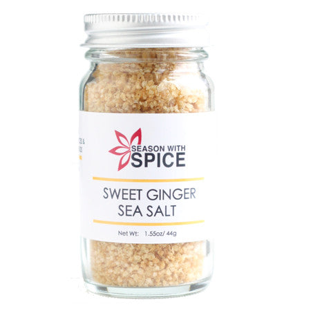 Sweet Ginger Sea Salt available at Season with Spice