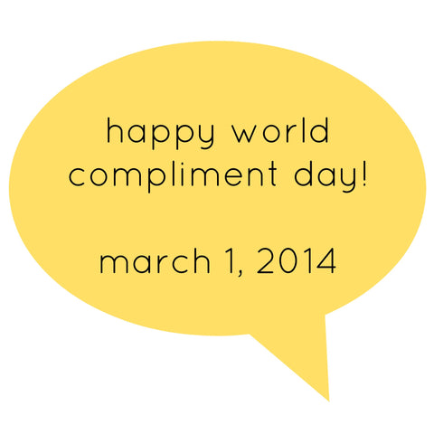 Happy World Compliment Day
