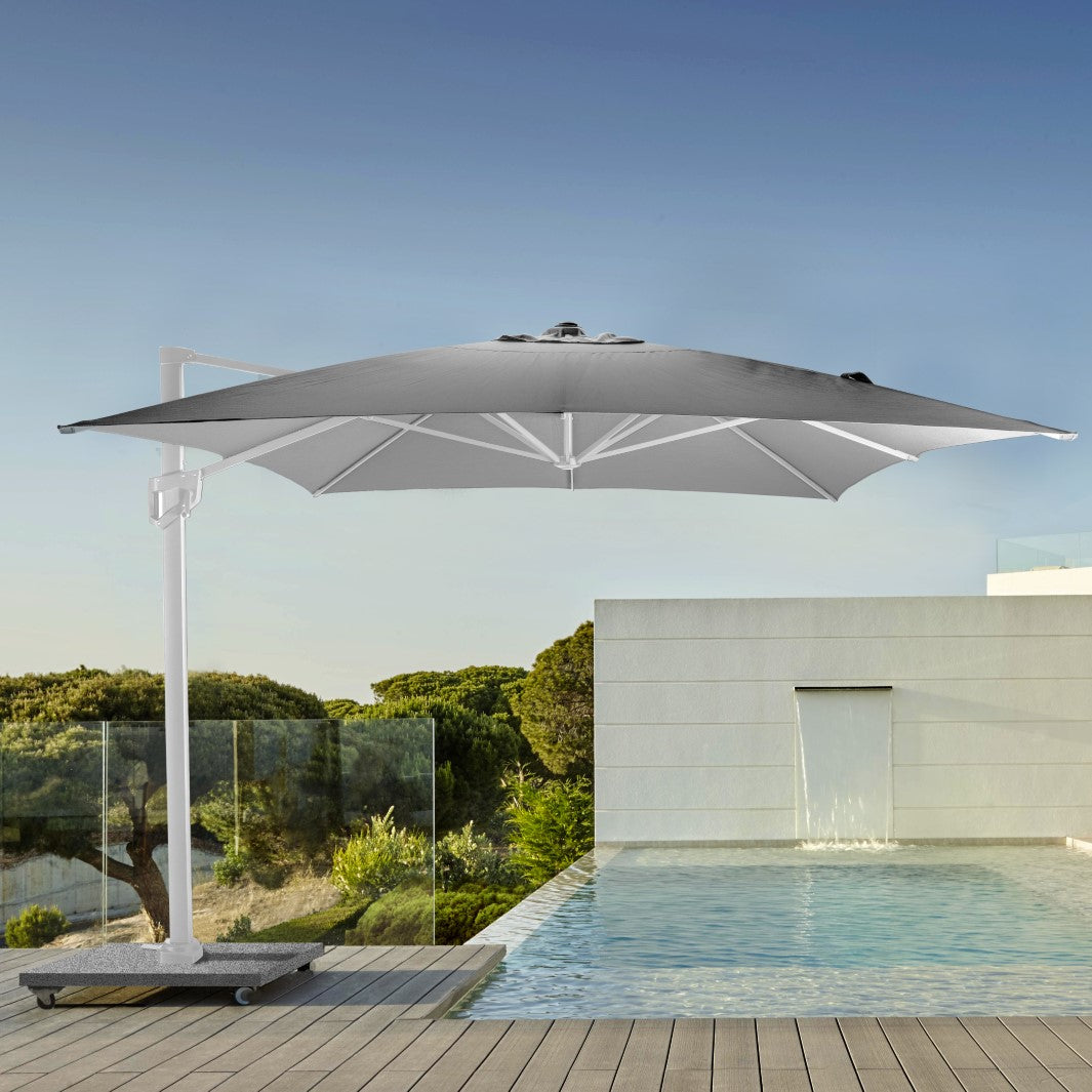 onderdak module Mechanisch Malaga Zweefparasol | Jarderi.be de specialist in parasols