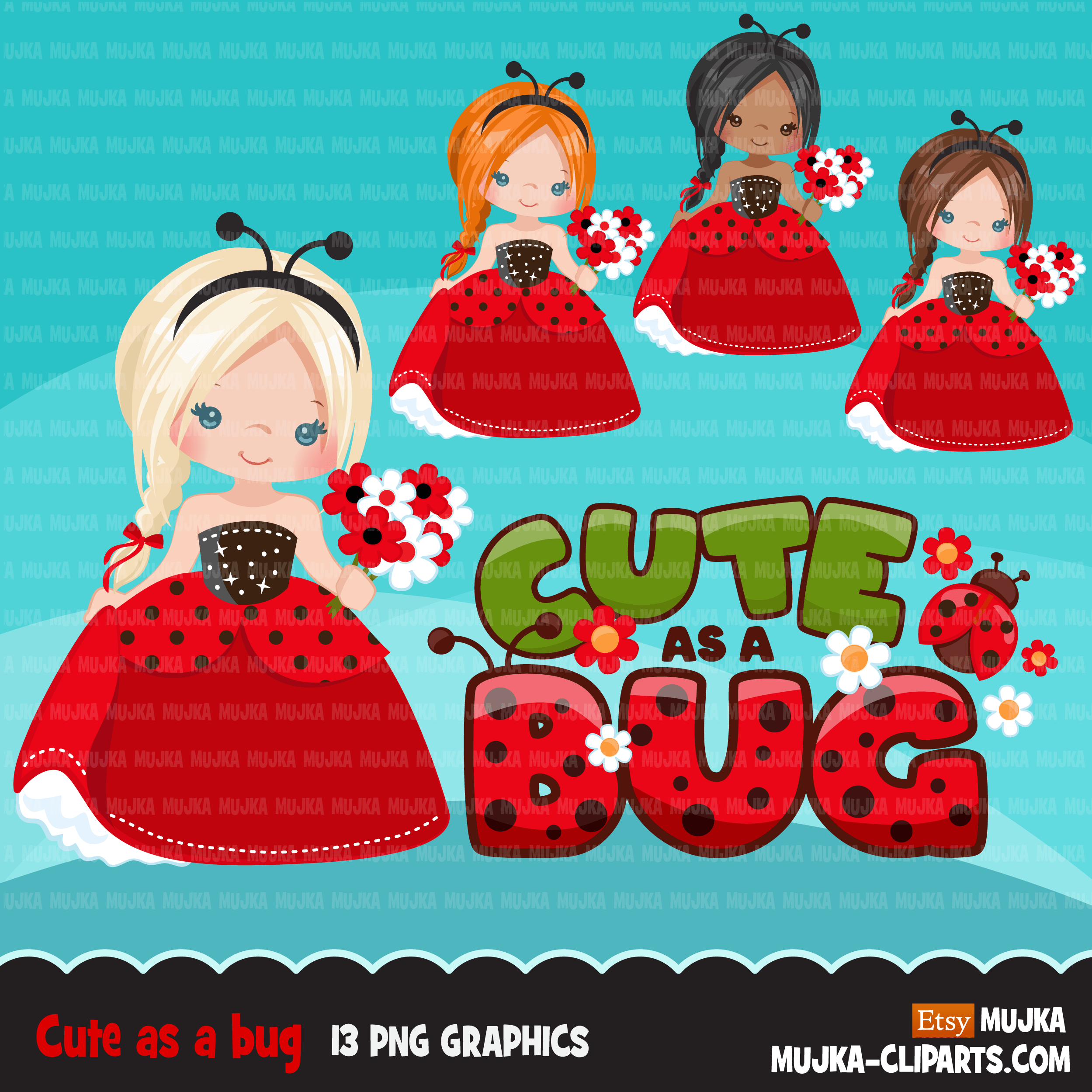 ladybug girl clipart images