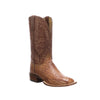 Lucchese Harmon Mens Brown Full Quill Ostrich Cowboy Boots CL1024 - Made in America