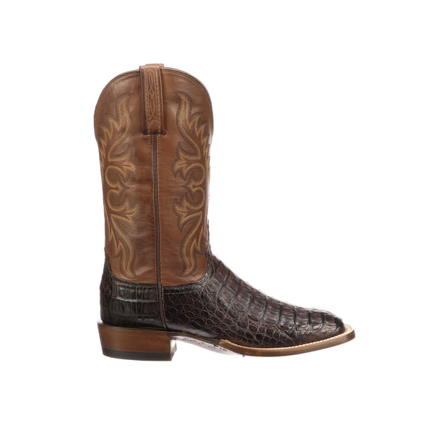 Lucchese Fisher Mens Brown Hornback 
