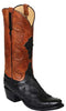 Lucchese RANDALL GY1007.73 Mens Black Full Quill Ostrich Boots