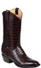 Lucchese Baron Mens All Over Black Cherry American Alligator Boots GY1014 Classics