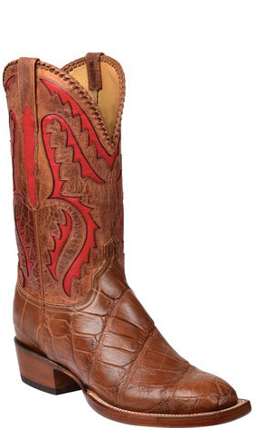 Lucchese Derek GY1042 Mens Cognac Giant 