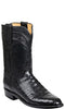 Lucchese Wilson GY3003 Mens Black Ultra Belly Caiman Crocodile Boots