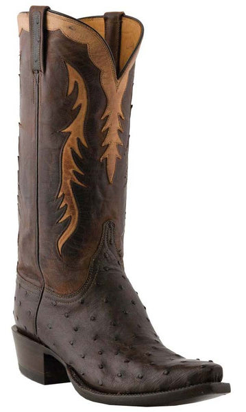 lucchese boots ostrich mens