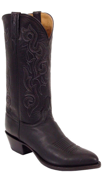 Lucchese Classics L1535 Mens Black Ranch Hand Calfskin Boot