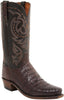 Lucchese N1142.R4 DOUGLAS Mens Barrel Brown Belly Caiman Crocodile Tail Boots