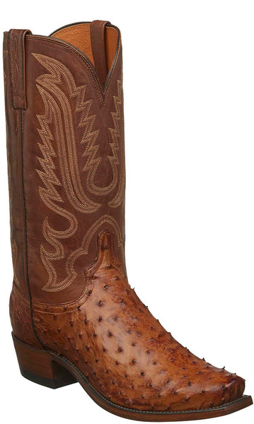 lucchese barnwood ostrich