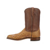 Lucchese ZANE N3036 Mens Barnwood Burnished Full Quill Ostrich Boots