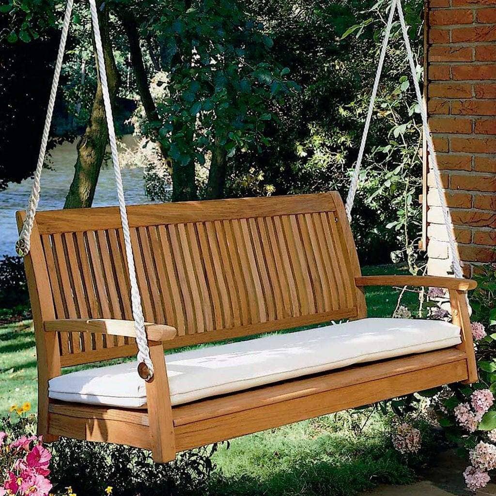 Swinging garden bench