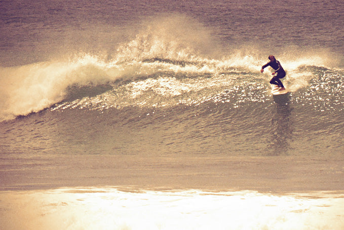 Adam Stickland catching some New Zealand Waves