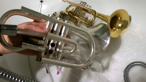 Keep your brass instrument clean