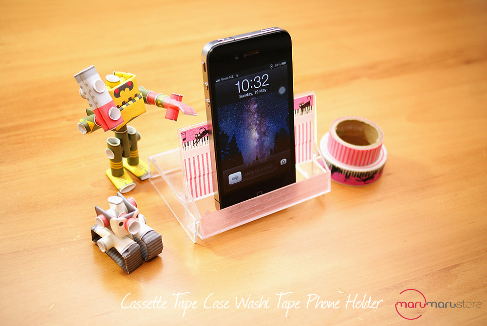 Turn Cassette Tape Case into iPhone Holder