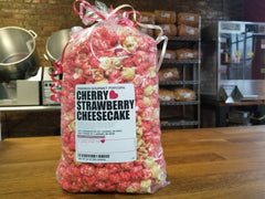 strawberry cheesecake cherry cravings popcorn